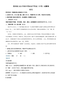 2023年贵州省中考语文真题（解析版）