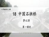 2023八年级语文上册第五单元18中国石拱桥第一课时课件（部编版）