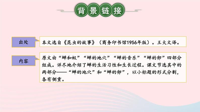 2023八年级语文上册第五单元21蝉考点精讲课件（部编版）05