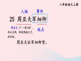 2023八年级语文上册第六单元25周亚夫军细柳考点精讲课件（部编版）