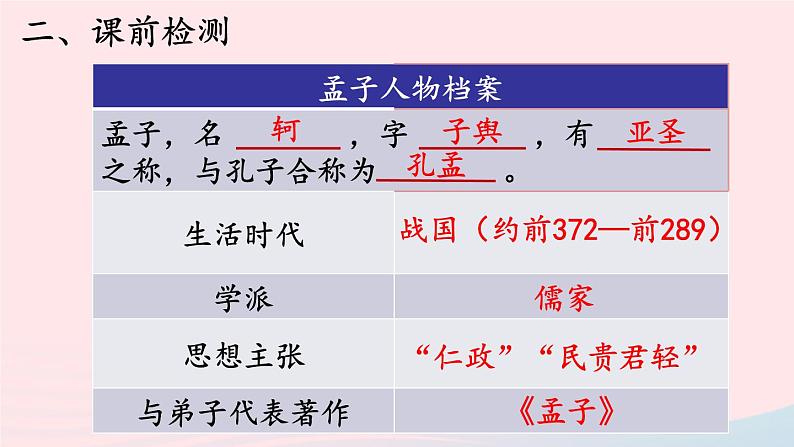 2023八年级语文上册第六单元23孟子三章第一课时课件（部编版）06