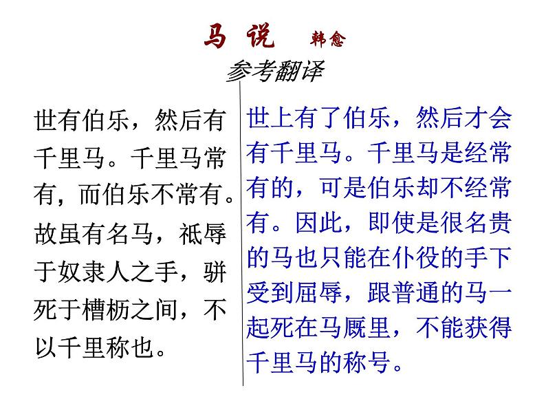 教学课件《马说》第6页