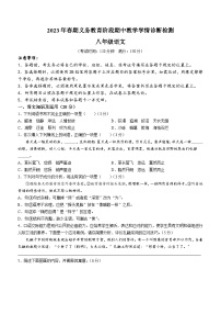 四川省宜宾市长宁县2022-2023学年八年级下学期期中语文试题