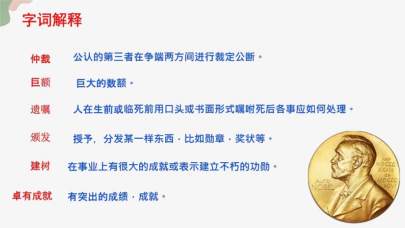 2《首届诺贝尔奖颁发》课件第6页