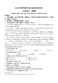 云南省昭通市昭阳区2022-2023学年九年级上学期期末语文试题
