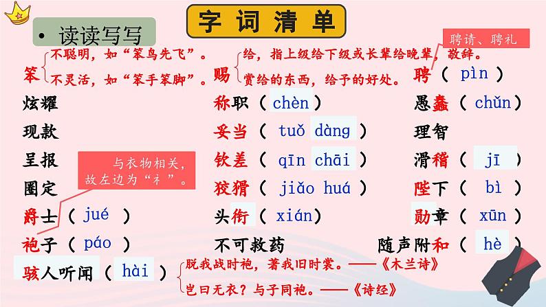 2023七年级语文上册第六单元19皇帝的新装考点精讲课件新人教版07