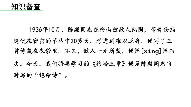 统编版九年级语文下册 2《梅岭三章》课件PPT07