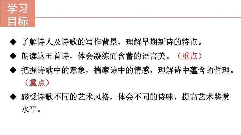 统编版九年级语文下册 3《短诗五首》课件PPT03