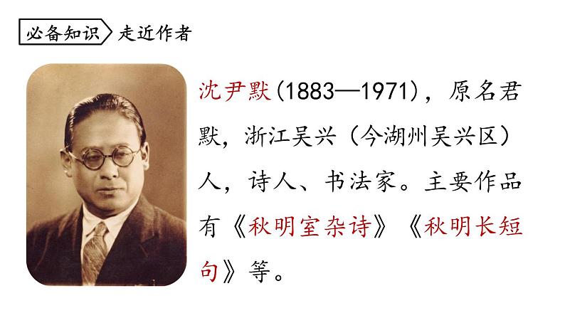 统编版九年级语文下册 3《短诗五首》课件PPT05