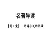统编版九年级语文下册名著阅读《简·爱》外国小说的阅读课件PPT