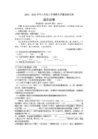 19，广西壮族自治区柳州市文华中学2022-2023学年九年级上学期期末考试语文试卷