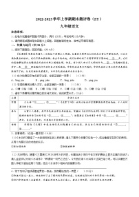 07，河南省周口市项城市2022-2023学年九年级上学期期末语文试题