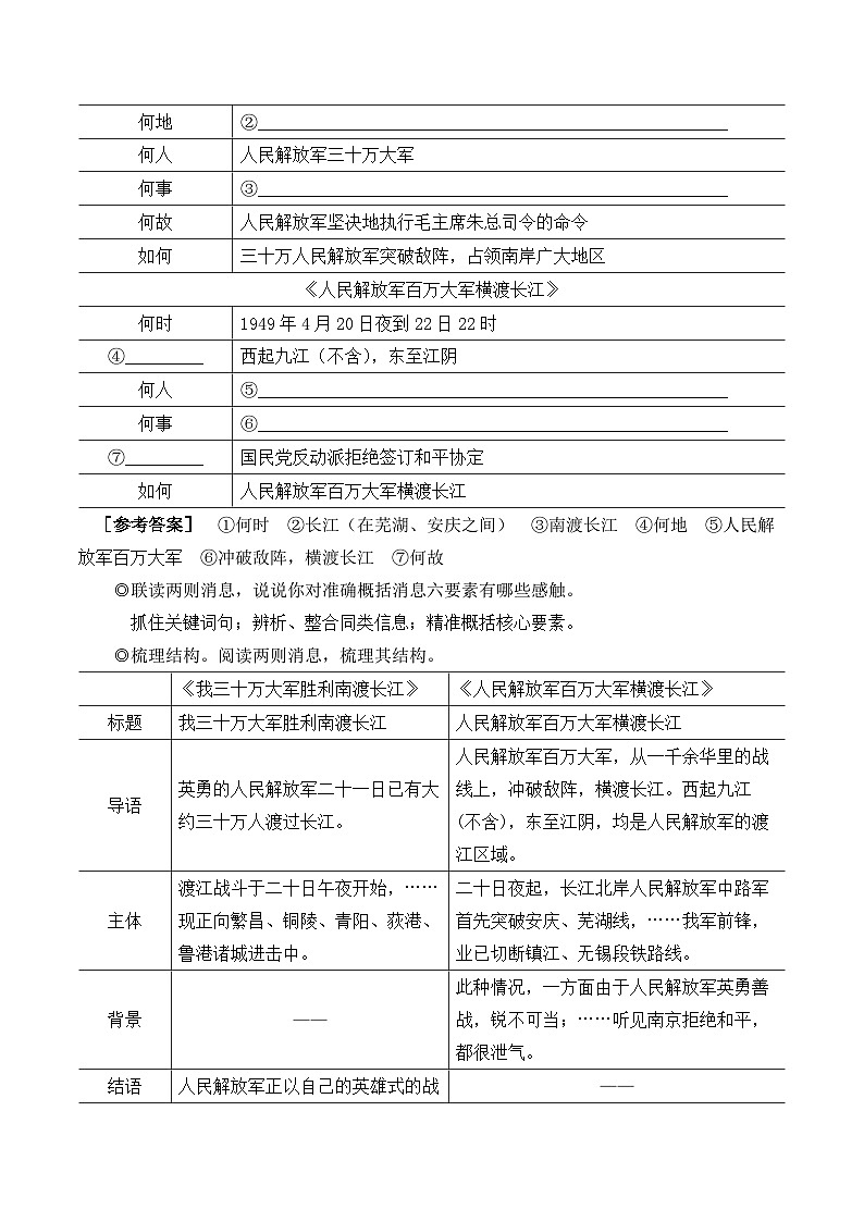 人教版八年级语文上册第一单元简案 教案02