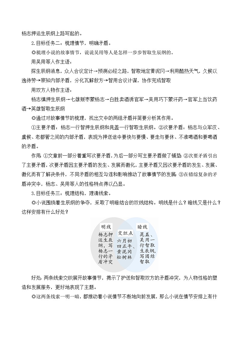 人教版九年级语文上册第六单元简案 教案02