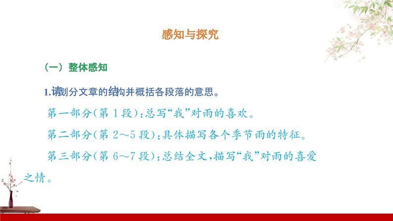 部编版七年级语文上册课件 第一单元 3雨的四季07