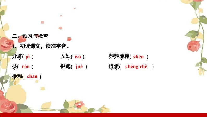 部编版七年级语文上册课件 第六单元 21　女娲造人第4页