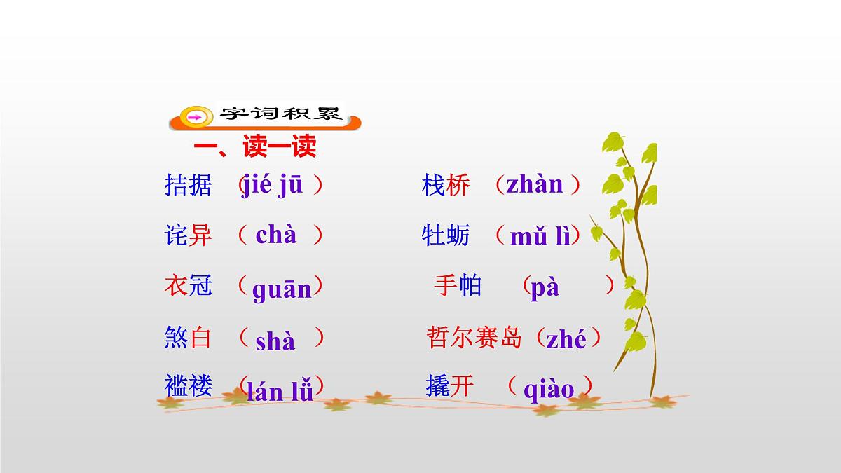 部编版九年级语文上册--16我的叔叔于勒（精品课件1）第6页