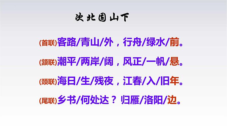 第4课《古代诗歌四首：次北固山下》课件2023-2024学年统编版语文七年级上册第7页