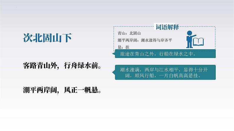 第4课《古代诗歌四首：次北固山下》课件2023-2024学年统编版语文七年级上册第8页