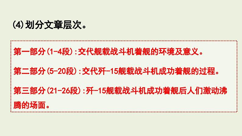 4《一着惊海天——目击我国航母舰载战斗机首架次成功着舰》课件PPT第8页