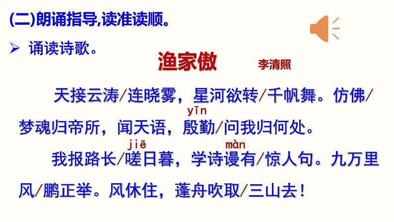 26.5《诗词五首》-《渔家傲 天接云涛连晓雾》课件PPT08