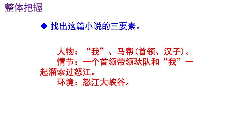 九下语文第7课《溜索》精品实用高效课件第8页