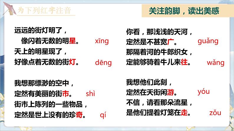 【核心素养】部编版语文七上20《天上的街市》课件PPT+音视频素材06