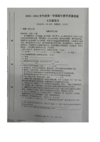 广西壮族自治区北海市合浦县2023-2024学年七年级上学期11月期中语文试题