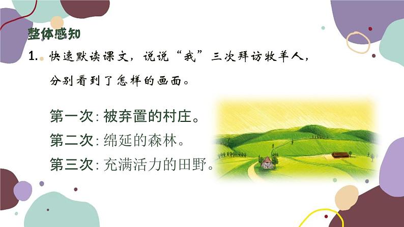 统编版语文七年级上册 13.植树的牧羊人新课件第4页