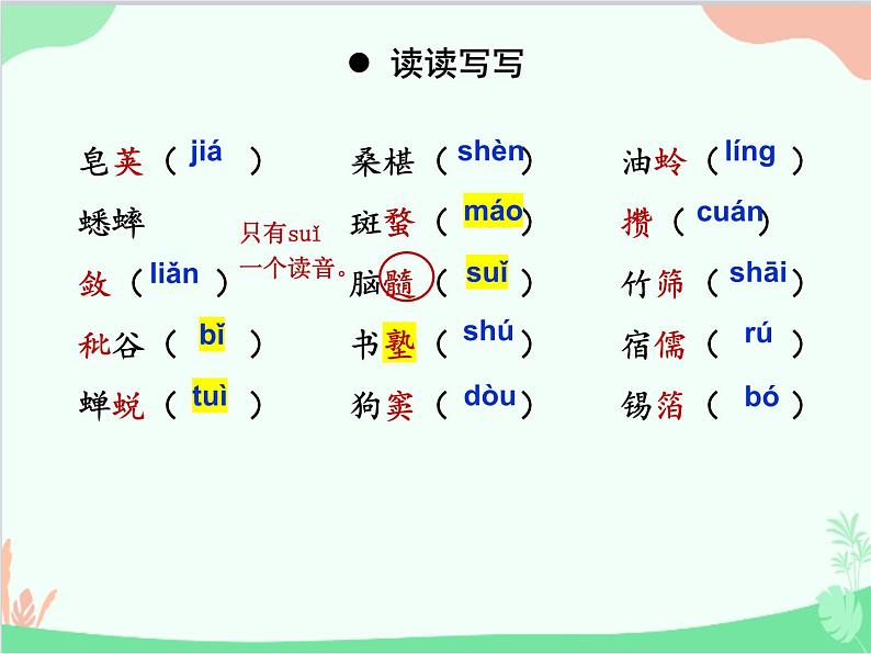 统编版语文七年级上册 9 从百草园到三味书屋课件第7页