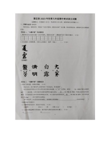 海南省澄迈县2023-2024学年九年级上学期期中检测语文试题