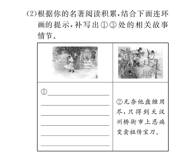 人教版九年级语文上期末专题复习专题8名著阅读 课时训练ppt06