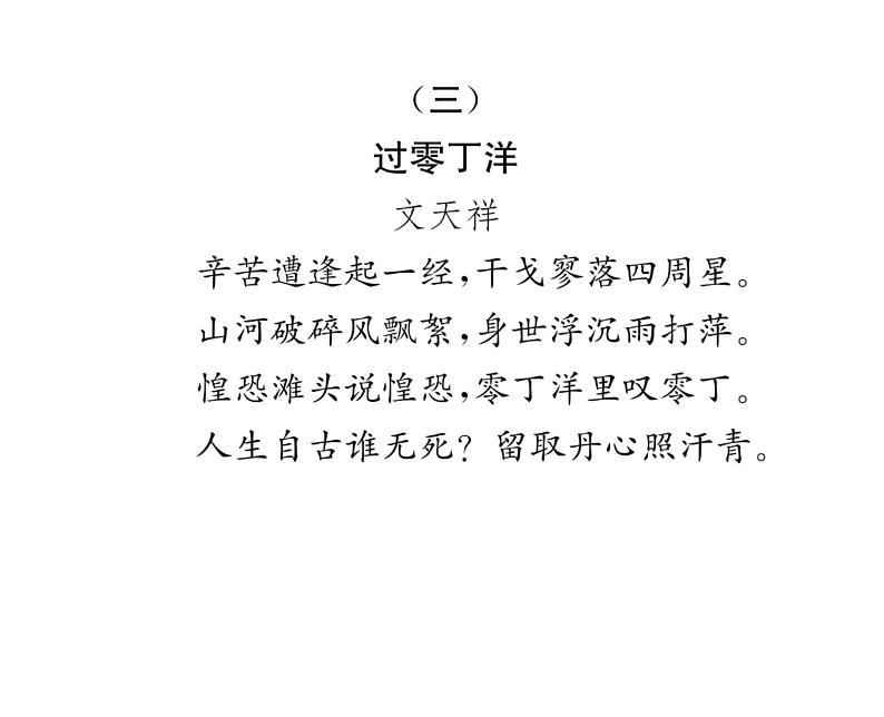 人教版九年级语文下期末专题复习专题5诗歌赏析课时训练ppt第8页