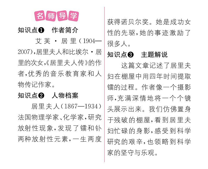 人教版八年级语文上第2单元人物画廊9美丽的颜色课时训练ppt第2页