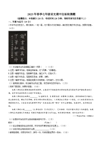 海南省临高县2022-2023学年七年级下学期期中语文试题