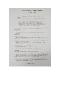 广东省深圳市罗湖区2023-2024学年八年级上学期期中考试语文试题