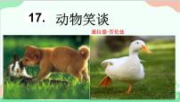 人教部编版七年级上册动物笑谈课前预习ppt课件