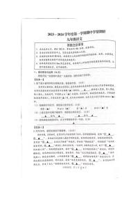 江苏省宿迁市宿豫区2023-2024学年九年级上学期11月期中语文试题