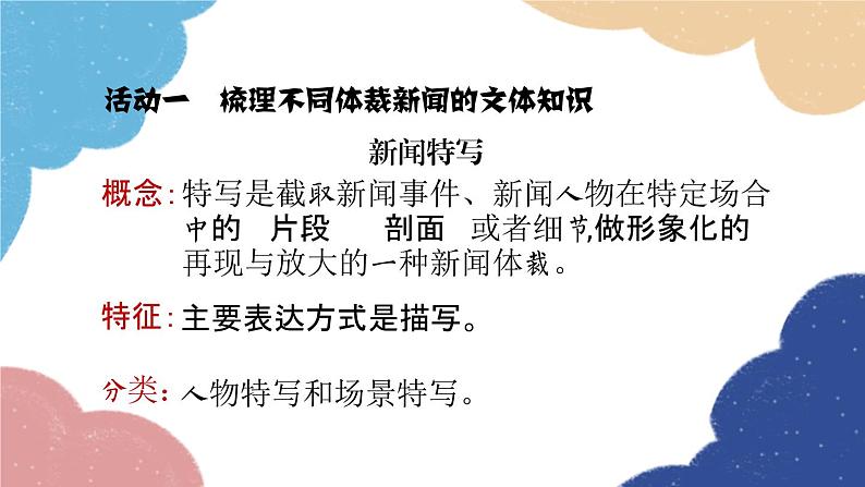 统编版语文八年级上册 学习任务一 把握各类新闻作品的特点课件05