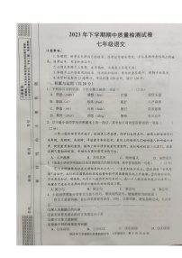 湖南省娄底市校联考2023-2024学年七年级上学期11月期中语文试题