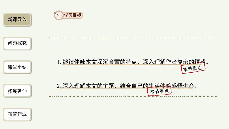 语文部编版七年级上册 秋天的怀念第2课时精品课件第3页