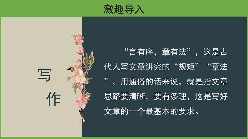 语文部编版七年级上册 写作：思路要清晰优秀课件02