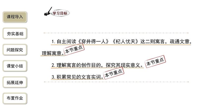 语文部编版七年级上册 寓言四则第2课时精品课件03