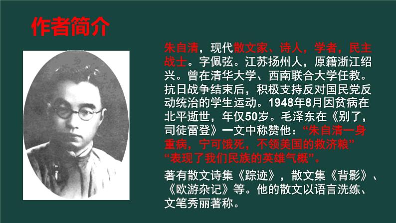 部编版语文八年级上册 第14课《背影》课件03