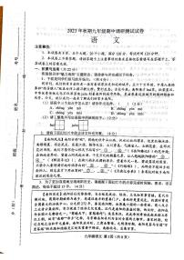 河南省南阳市卧龙区2023-2024学年九年级上学期11月期中语文试题