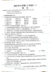 21，湖南省娄底市双峰县2023-2024学年八年级上学期11月期中考试语文试题