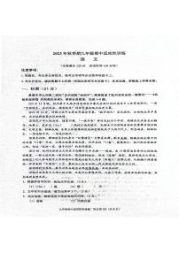 广西壮族自治区玉林市北流市2023-2024学年九年级上学期11月期中考试语文试题