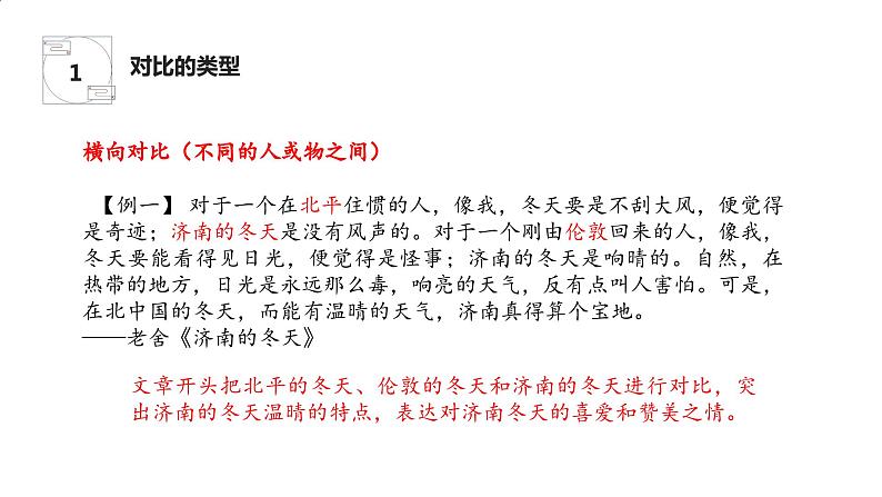 10、中考语文：艺术手法及表达效果之对比衬托  （课件）2024年中考语文冲刺专项 统编版第3页
