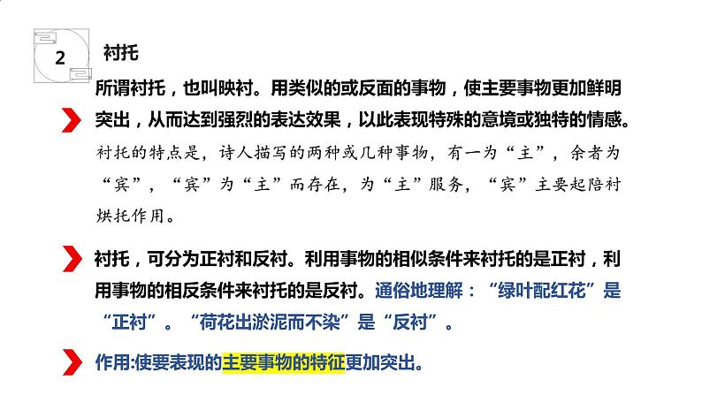 10、中考语文：艺术手法及表达效果之对比衬托  （课件）2024年中考语文冲刺专项 统编版第6页
