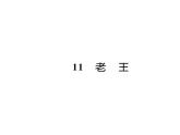人教版七年级语文下第3单元凡人小事11老王课时训练PPT